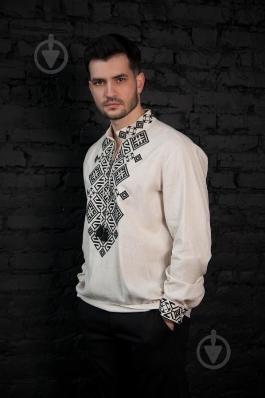 Сорочка Galychanka Руна Msh-0233ls р. XXL бежевий - фото 2