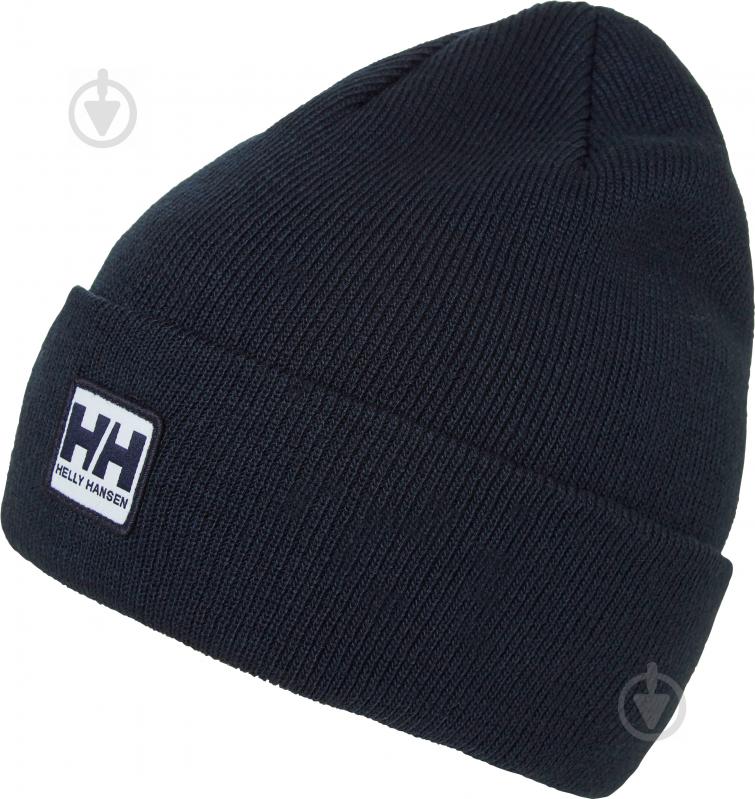 Шапка Helly Hansen Urban Cuff Beanie 67154-597 р.one size синій - фото 1