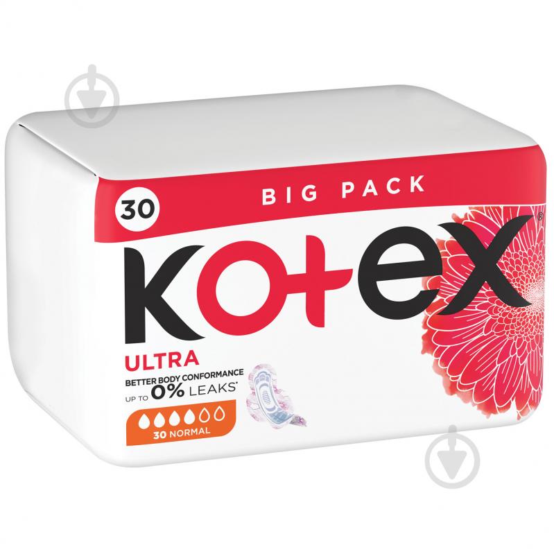 Прокладки гігієнічні Kotex Ultra Normal Quadro 30 шт. - фото 2