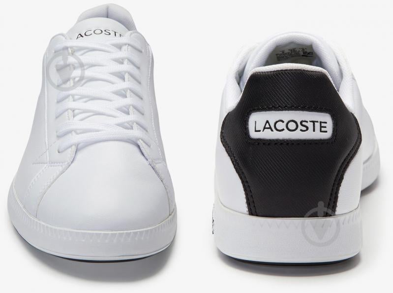 Кроссовки мужские демисезонные Lacoste GRADUATE 0120 2 SMA 740SMA0075147 р.43 белые - фото 5