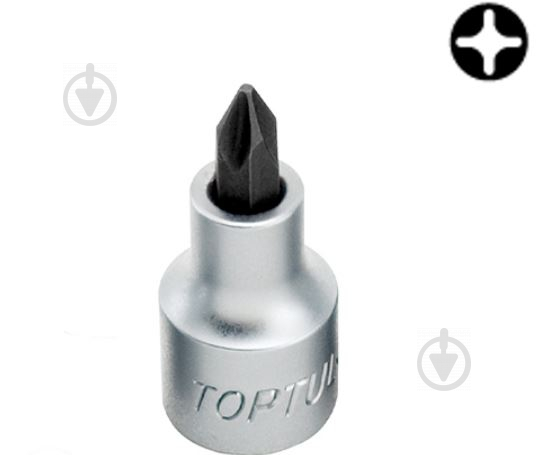 Головка-біта Toptul PH1- 37мм 1/4'' 1 шт. BCAA08P1 - фото 1