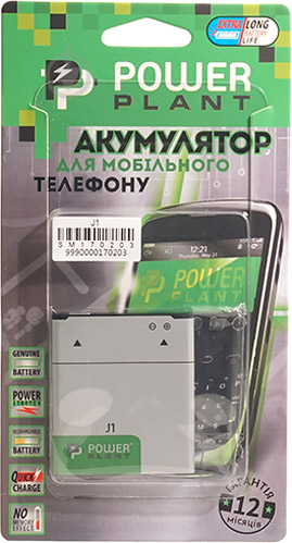 Аккумулятор PowerPlant Samsung Galaxy J1 (EB-BJ100CBE) 1850 мА/ч - фото 1