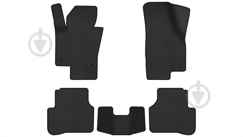 Килимки автомобільні EVAtech Volkswagen Passat (B6) (with armrest) 2005-2010 (VW31276CH5TL4RBB) універсальні - фото 1