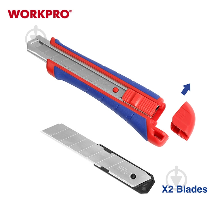 Нож сегментный WORKPRO WP212009 - фото 3
