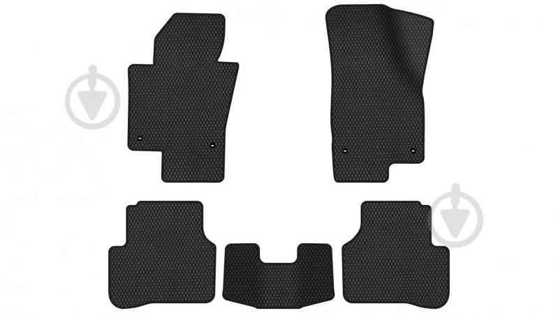 Килимки автомобільні EVAtech Volkswagen Passat (B6) (with armrest) 2005-2010 (VW31276CJ5TL4RBB) універсальні - фото 1