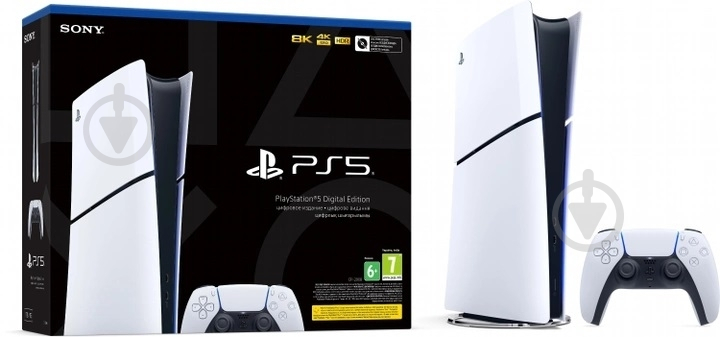 Игровая консоль Sony PlayStation 5 Slim Digital Edition (1013159) white - фото 2