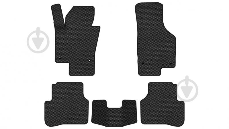 Килимки автомобільні EVAtech Volkswagen Passat (B6) (with armrest) 2005-2010 (VW31276CL5TL4RBB) універсальні - фото 1