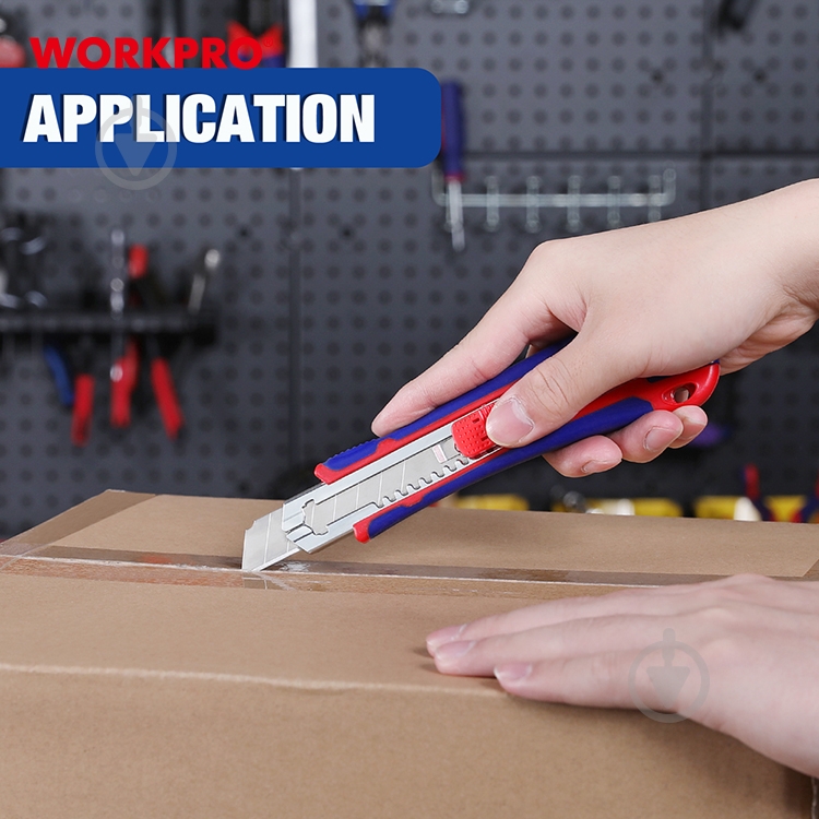 Нож сегментный WORKPRO PRO WP212011 - фото 8 Нож сегментный WORKPRO PRO WP212011 - фото 8