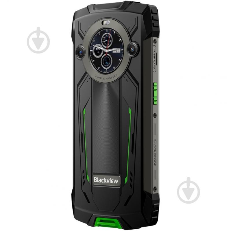 Смартфон Blackview BV8200 12/256GB black/green (BV8200_GN) - фото 3