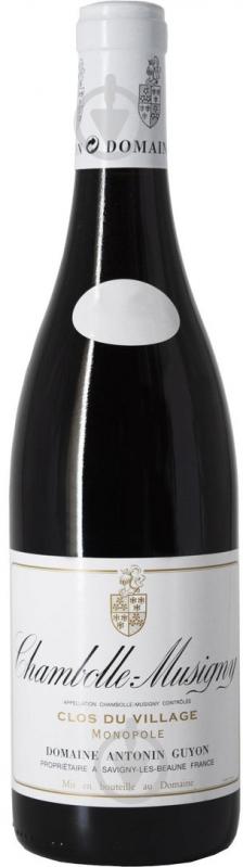 Вино Antonin Guyon Chambolle Musigny Clos du Village 2021 красное сухое 0,75 л - фото 1 Вино Antonin Guyon Chambolle Musigny Clos du Village 2021 красное сухое 0,75 л - фото 1