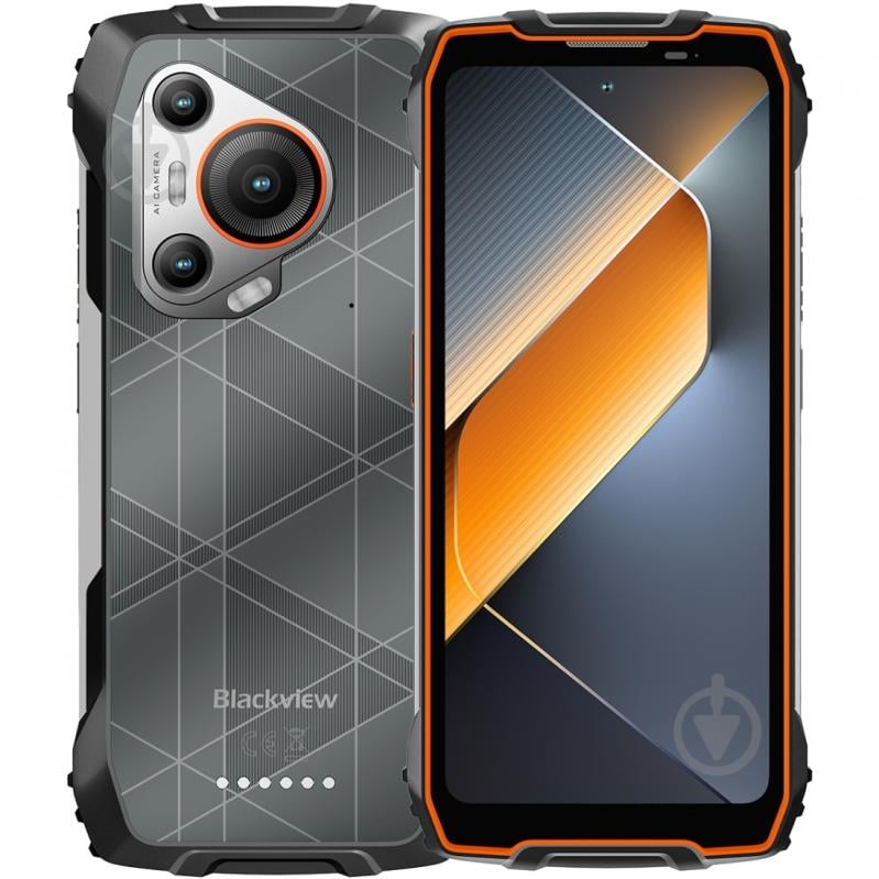 Смартфон Blackview BL7000 8/256GB black/orange (BL7000_OR) - фото 1 Смартфон Blackview BL7000 8/256GB black/orange (BL7000_OR) - фото 1