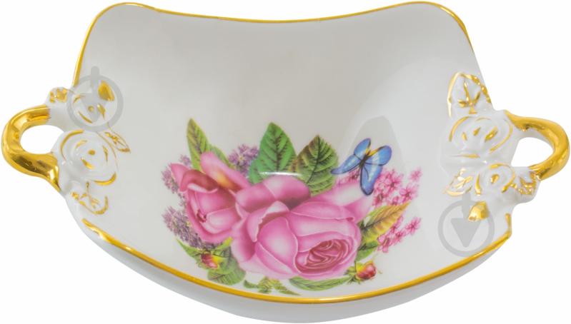 Блюдо Lefard Рожева троянда 17*13*6 см 263-733 - фото 1 Блюдо Lefard Рожева троянда 17*13*6 см 263-733 - фото 1