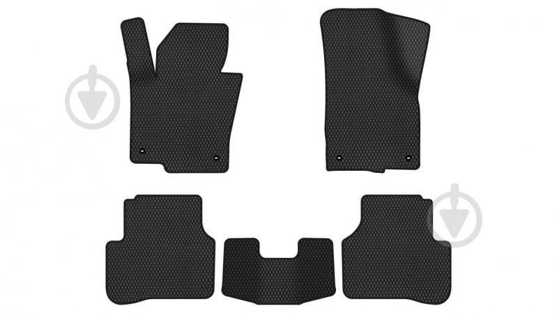 Коврики автомобильные EVAtech Volkswagen Passat (B6) (with armrest) 2005-2010 (VW31276CN5TL4RBB) универсальные - фото 1