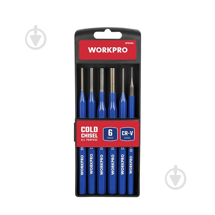 Набор зубил и пробойников WORKPRO WP201304 - фото 1