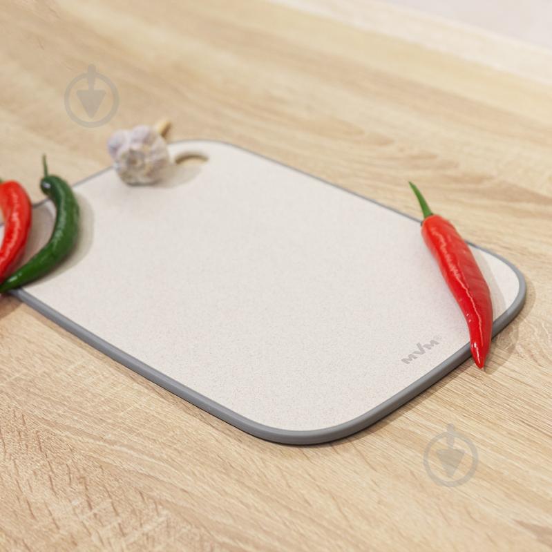 Доска разделочная MVM KP-08 S Beige 33х22.5 см - фото 4