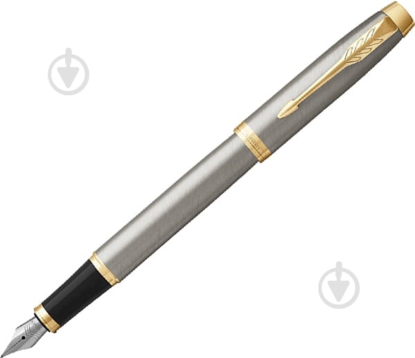 Ручка перьевая Parker IM Brushed Metal - фото 1