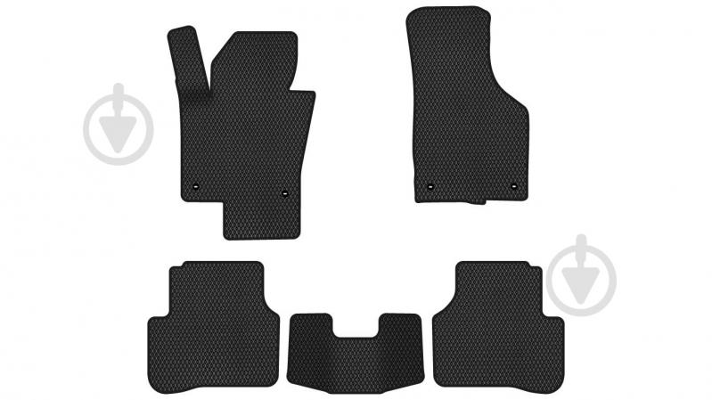 Килимки автомобільні EVAtech Volkswagen Passat (B6) (with armrest) 2005-2010 (VW31276CY5TL4RBB) універсальні - фото 1