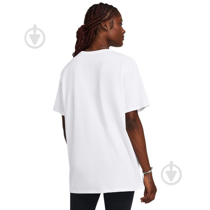 Футболка Under Armour Campus Oversize SS 1387193-100 р.XS белый - фото 2 Футболка Under Armour Campus Oversize SS 1387193-100 р.XS белый - фото 2
