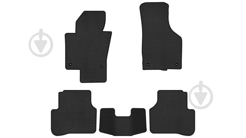 Килимки автомобільні EVAtech Volkswagen Passat (B6) (with armrest) 2005-2010 (VW31276CZ5TL4RBB) універсальні - фото 1