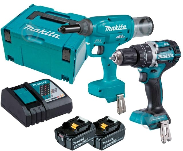 Набір акумуляторного інструменту Makita SET-DRV250 - фото 1