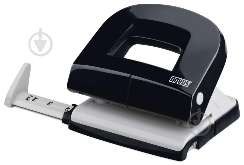 Дырокол Е 216 черный Novus - фото 1 Дырокол Е 216 черный Novus - фото 1