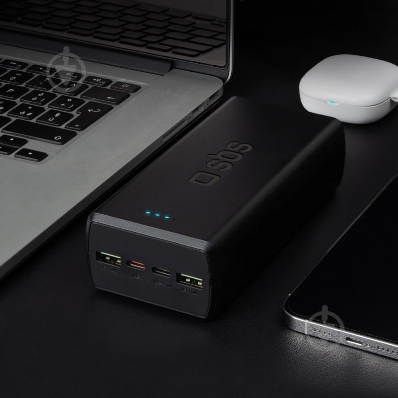 Повербанк SBS 30000 mAh black (TTBB30000PD20K) - фото 4 Повербанк SBS 30000 mAh black (TTBB30000PD20K) - фото 4