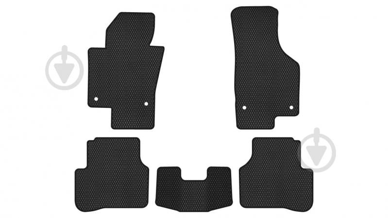 Килимки автомобільні EVAtech Volkswagen Passat (B6) (with armrest) 2005-2010 (VW3263CM5AV4RBB) універсальні - фото 1