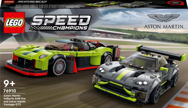 Конструктор LEGO Speed Champions Aston Martin Valkyrie AMR Pro и Aston Martin Vantage GT3 76910 - фото 1