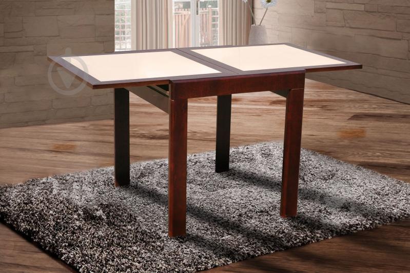 Стол обеденный Оникс орех тёмный - фото 2 Стол обеденный Оникс орех тёмный - фото 2