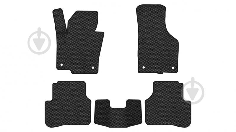 Коврики автомобильные EVAtech Volkswagen Passat (B6) (with armrest) 2005-2010 (VW3263CR5AV4RBB) универсальные - фото 1