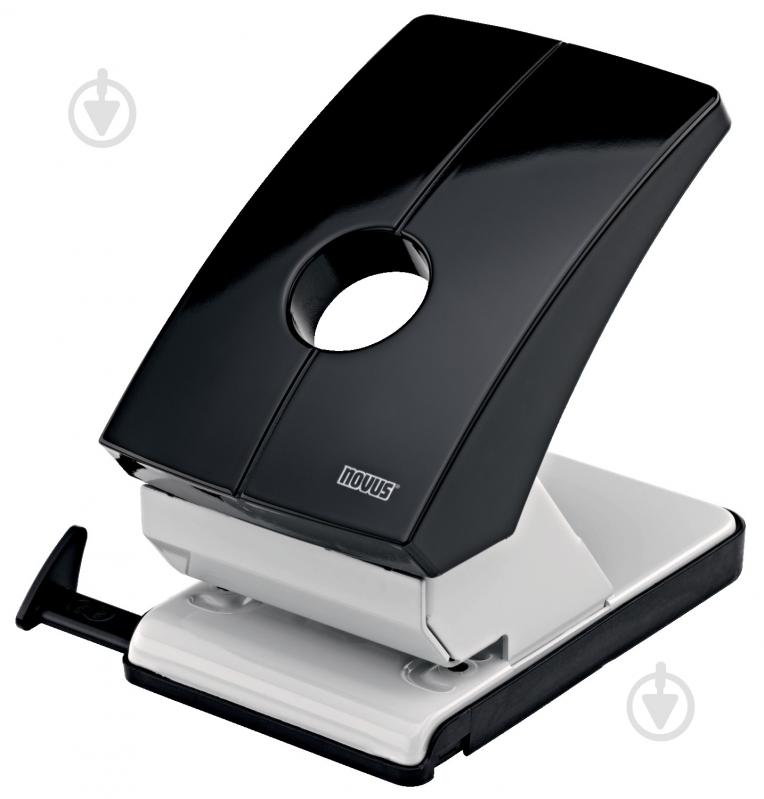 Дырокол B260 мощный серо-черный Novus - фото 1 Дырокол B260 мощный серо-черный Novus - фото 1