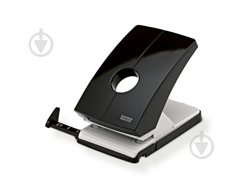 Дырокол B240 серо-черный Novus - фото 1