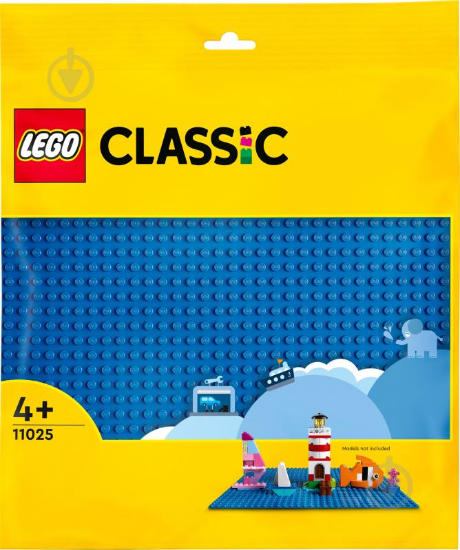 Конструктор LEGO Classic Базова пластина синього кольору 11025 - фото 1