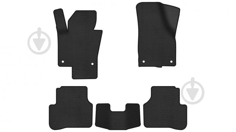 Коврики автомобильные EVAtech Volkswagen Passat (B6) (with armrest) 2005-2010 (VW3263CT5AV4RBB) универсальные - фото 1