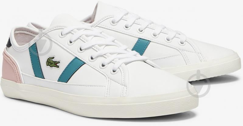 Кроссовки женские демисезонные Lacoste SIDELINE 0721 1 CFA 741CFA00231Y9 р.37,5 белые - фото 2