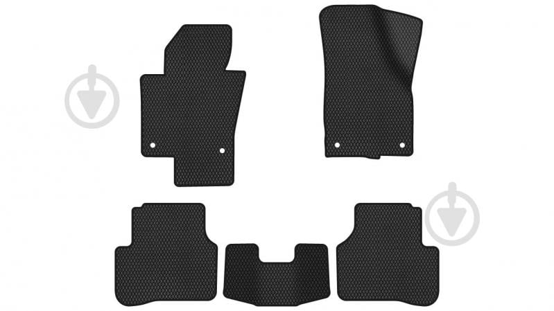 Килимки автомобільні EVAtech Volkswagen Passat (B6) (with armrest) 2005-2010 (VW3263CW5AV4RBB) універсальні - фото 1