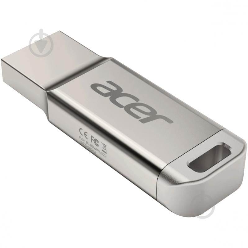 Флеш-память USB Acer 64 ГБ USB 3.2 silver (BL.9BWWA.581) - фото 2