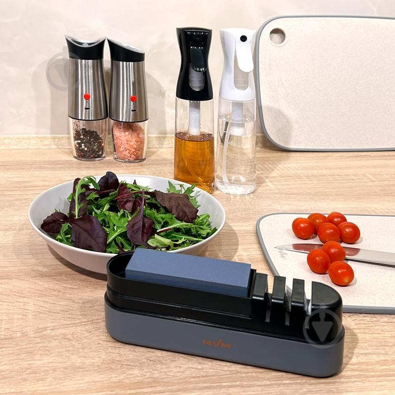 Точилка для ножей MVM KP-02 GRAY 22х5х7 см - фото 3