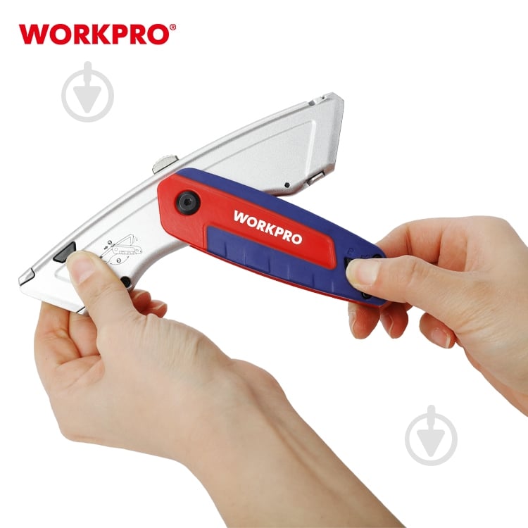 Нож строительный WORKPRO WP213016 - фото 5