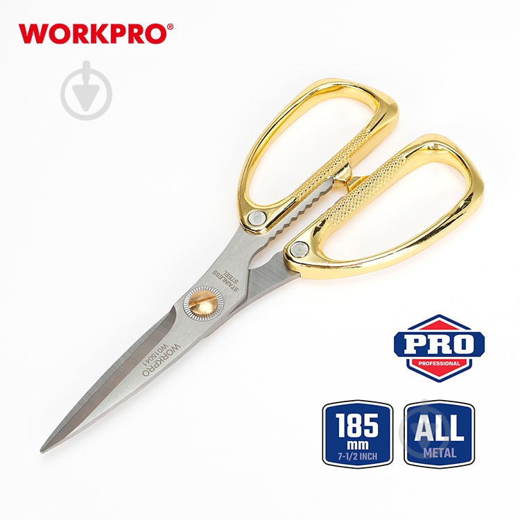 Ножиці універсальні WORKPRO WP214022 - фото 2