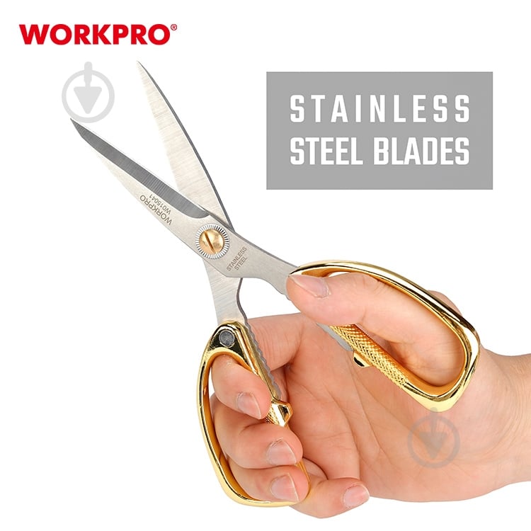 Ножиці універсальні WORKPRO WP214022 - фото 5