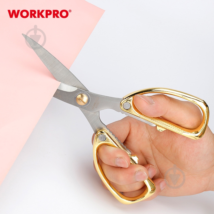 Ножиці універсальні WORKPRO WP214022 - фото 7
