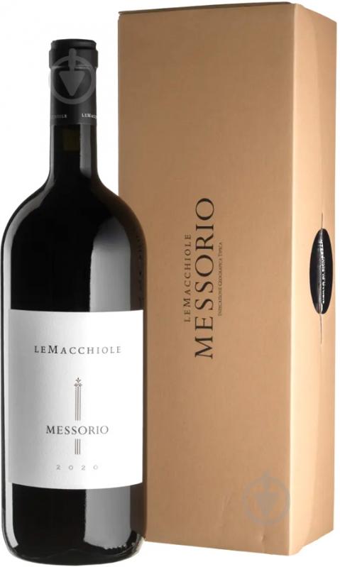 Вино Le Macchiole Messorio 2020 красное сухое 1,5 л - фото 1 Вино Le Macchiole Messorio 2020 красное сухое 1,5 л - фото 1