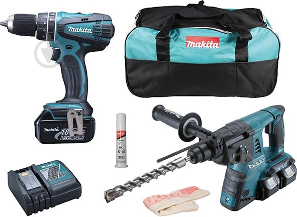 Набор инструментов Makita DLX2137M - фото 1