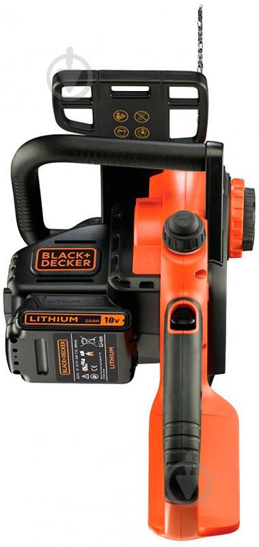 Пила цепная электрическая Black+Decker GKC1825L20 - фото 5