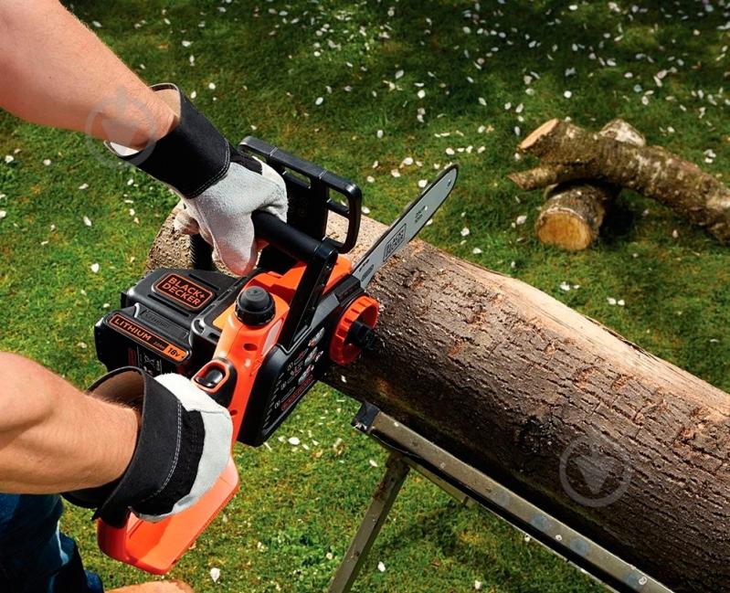 Пила цепная электрическая Black+Decker GKC1825L20 - фото 11