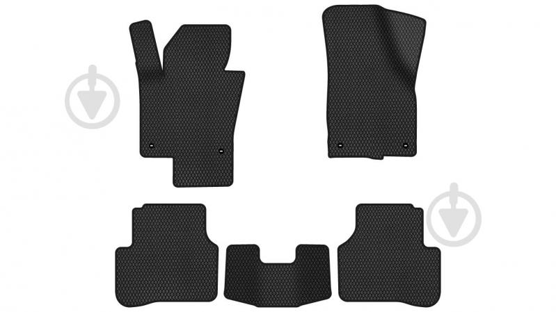 Килимки автомобільні EVAtech Volkswagen Passat (B6) (with armrest) 2005-2010 (VW31277CT5TL4RBB) універсальні - фото 1