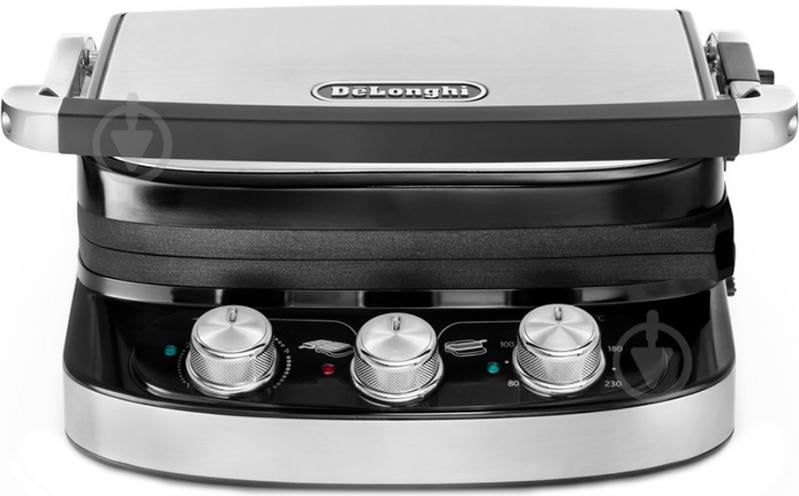 Контактный гриль Delonghi CGH 912 Steel BK - фото 1