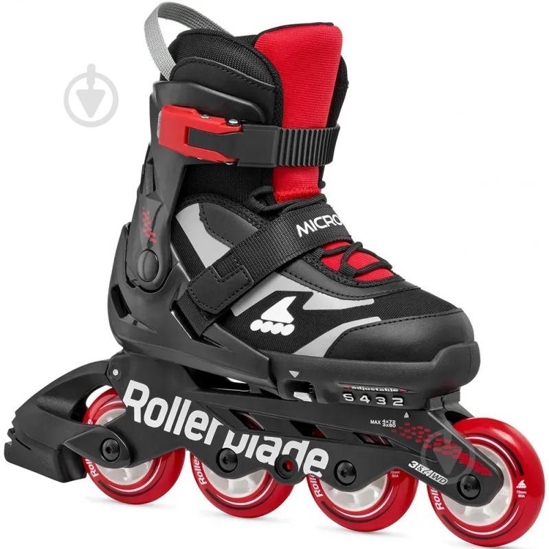 Роликовые коньки Rollerblade Microblade 86B0751530-ND01 р. 28-32 красный - фото 1