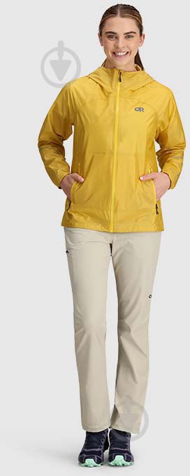 Вітрівка жіноча Outdoor Research HELIUM RAIN JACKET 300236-2189 р.M жовта - фото 6